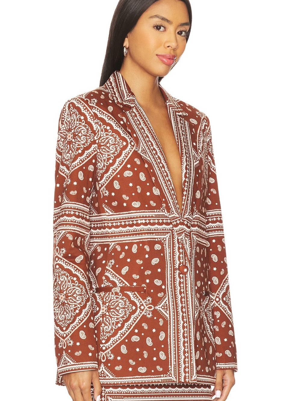 Amanda Uprichard Grady Blazer in Montana print NWT sz XS - Picture 2 of 8